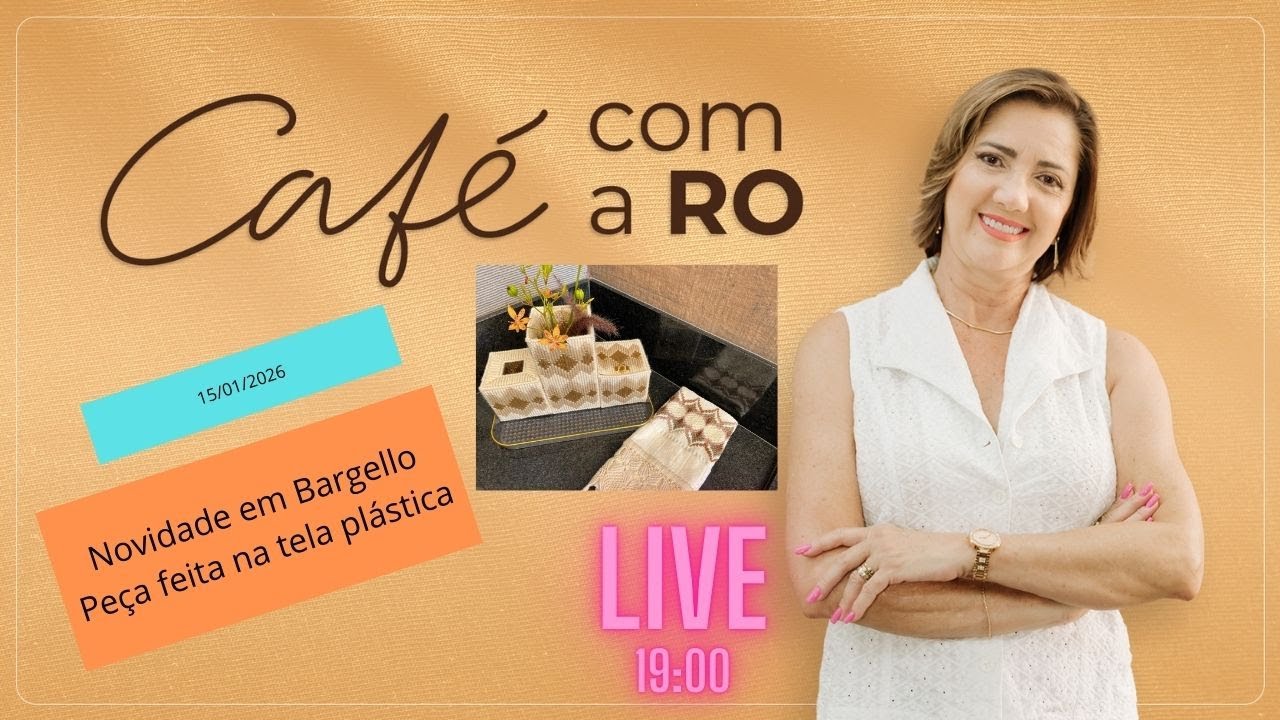 Novidade! Bargello na tela plástica