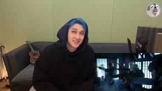 Bang Chan reacting to Stray Kids \