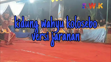 K.W.Kolosebo VERSI JARANAN
