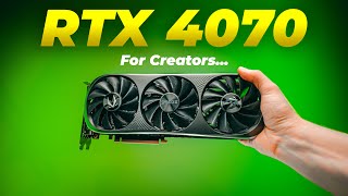 BETTER than 3090ti in 3D?!? 😲 | Zotac RTX 4070 Trinity Review