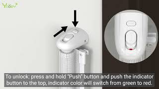 Baby Retractable Gate Safety Gate SG018 - Ycozy