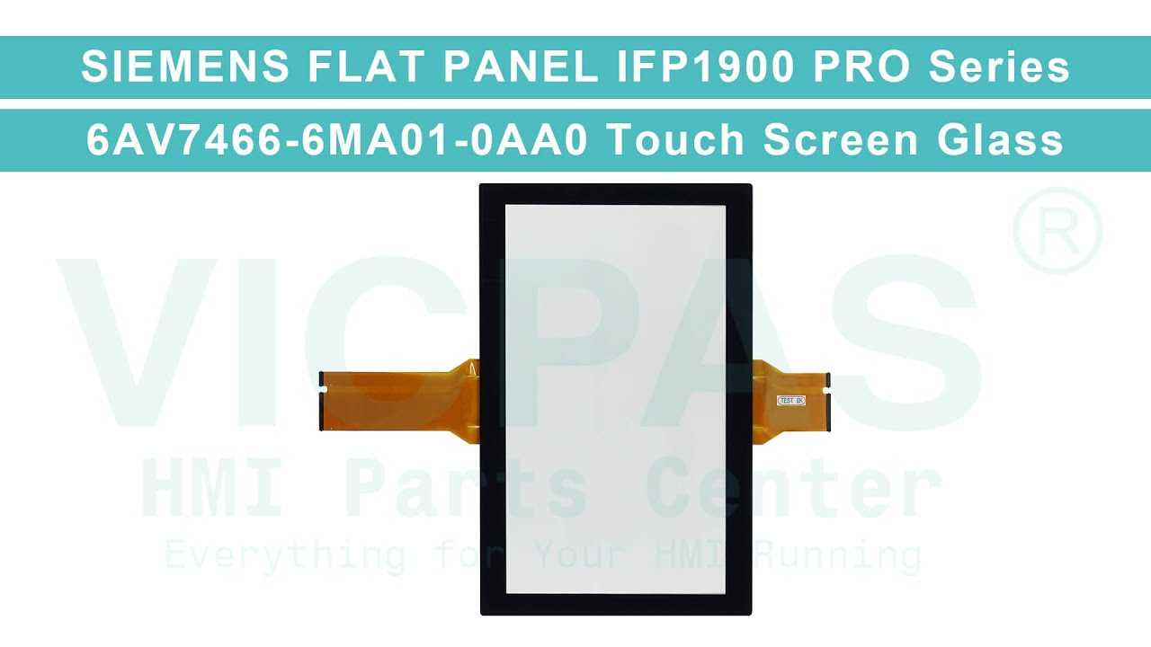 6AV7466-6MA01-0AA0 Siemens Simatic IFP1900 PRO Full HD Flat Panel 19" display HMI Touch Glass