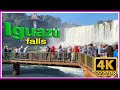 【4K】WALK BRAZIL & ARGENTINA Falls 4k video SLOW TV travel vlog