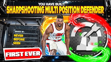 USING THE RAREST PIE CHART TO MAKE A SHARPSHOOTING MULIT POSITION DEFENDER ON NBA 2K21!
