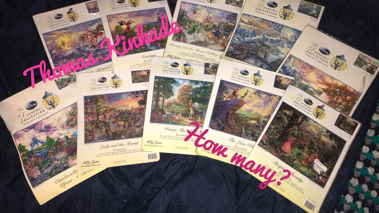 Every Thomas Kinkade Disney Cross Stitch Kit 