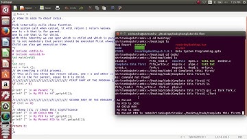 How to create a child process with fork in linux