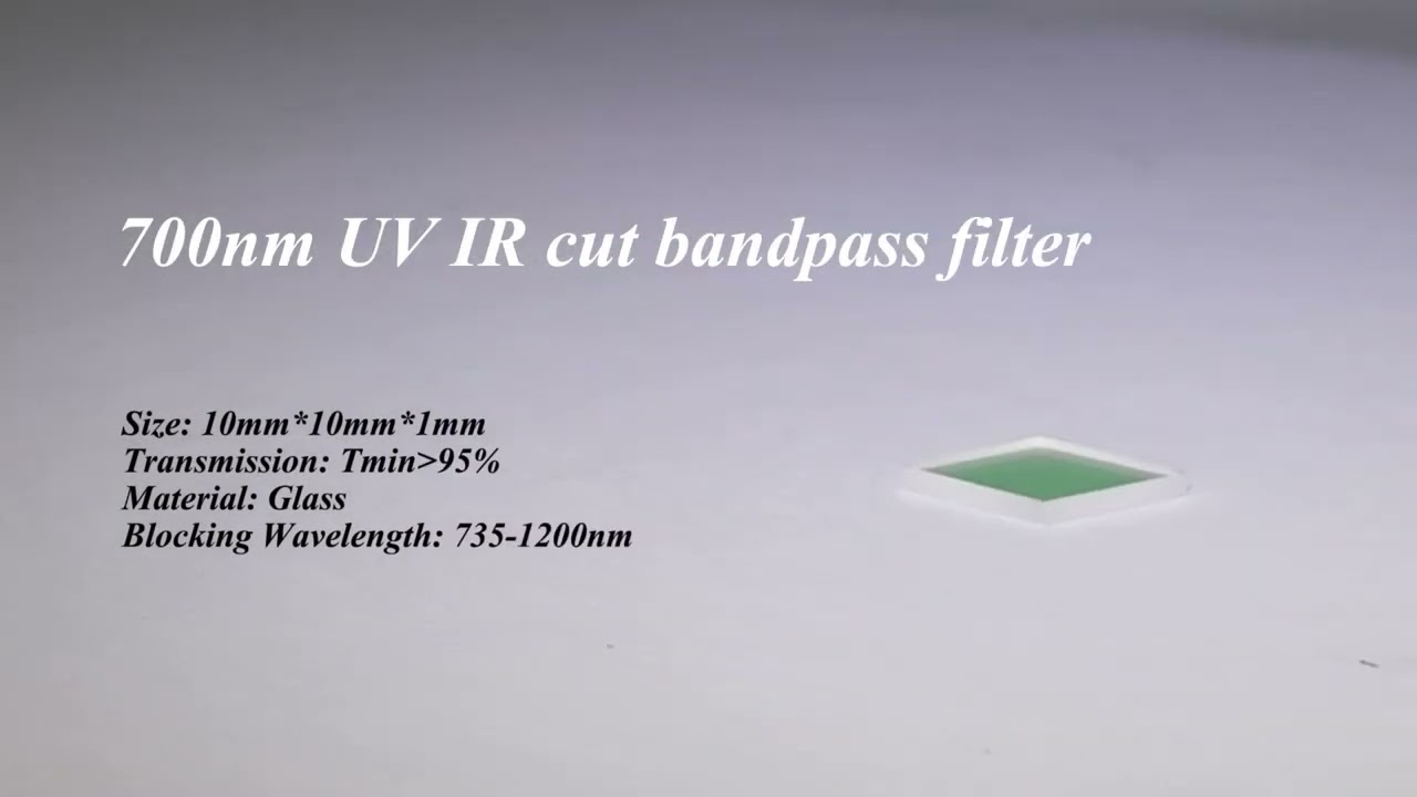 Cina Filtro passa banda IR personalizzato Vetro filtro IR 980nm per Cina Filtro passa banda IR personalizzato Vetro filtro IR 980nm per