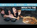CHEAT DAYS / BINGE EATING / REFEEDS | What’s The Difference?