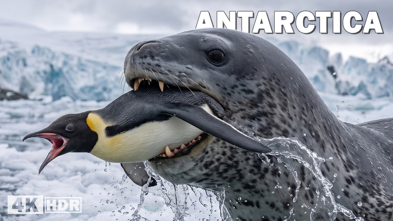Life Adaptations in Antarctica's Extreme Environment