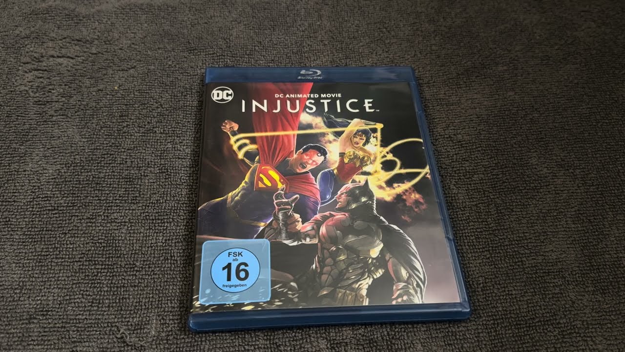 Injustice (2021) Blu Ray Unboxing 