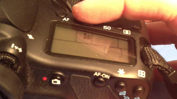 How to turn self timer on & off on canon 60d