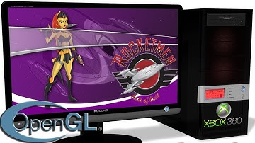 XENIA Xbox 360 Emulator - Rocketmen: Axis of Evil (2008). Ingame. OpenGL api. Test #2