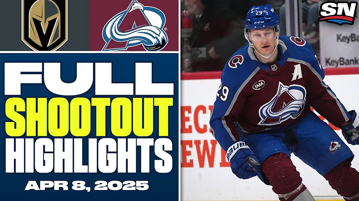 Vegas Golden Knights at Colorado Avalanche | FULL Shootout Highlights - April 8, 2025