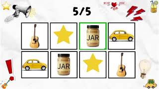 STAR GUITAR CAR JAR ⭐🎸🚗🫙| Say The Word On Beat Stars🎧Cars | EASY to IMPOSSIBLE Rhythm Challenge Fun screenshot 2