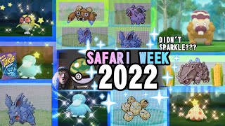 614 - 11+ LIVE Shiny Pokemon in the Safari Zone/Great Marsh! Safari Week 2022 compilation