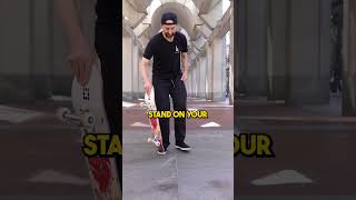 How to shove it on a skateboard for beginners. #skateboarding #skateboardtricks