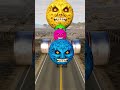 Big amp Small Moon Cars vs Bollard automobile gaming Big amp Small Moon Cars vs Bollard automobile gaming