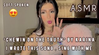 ASMR - I WROTE THIS SONG , SING WITH ME 😍 SOFT SPOKEN ❤️ (infinite love frequency) screenshot 5