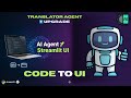 Build an AI Agent with Streamlit UI | Step by Step Guide