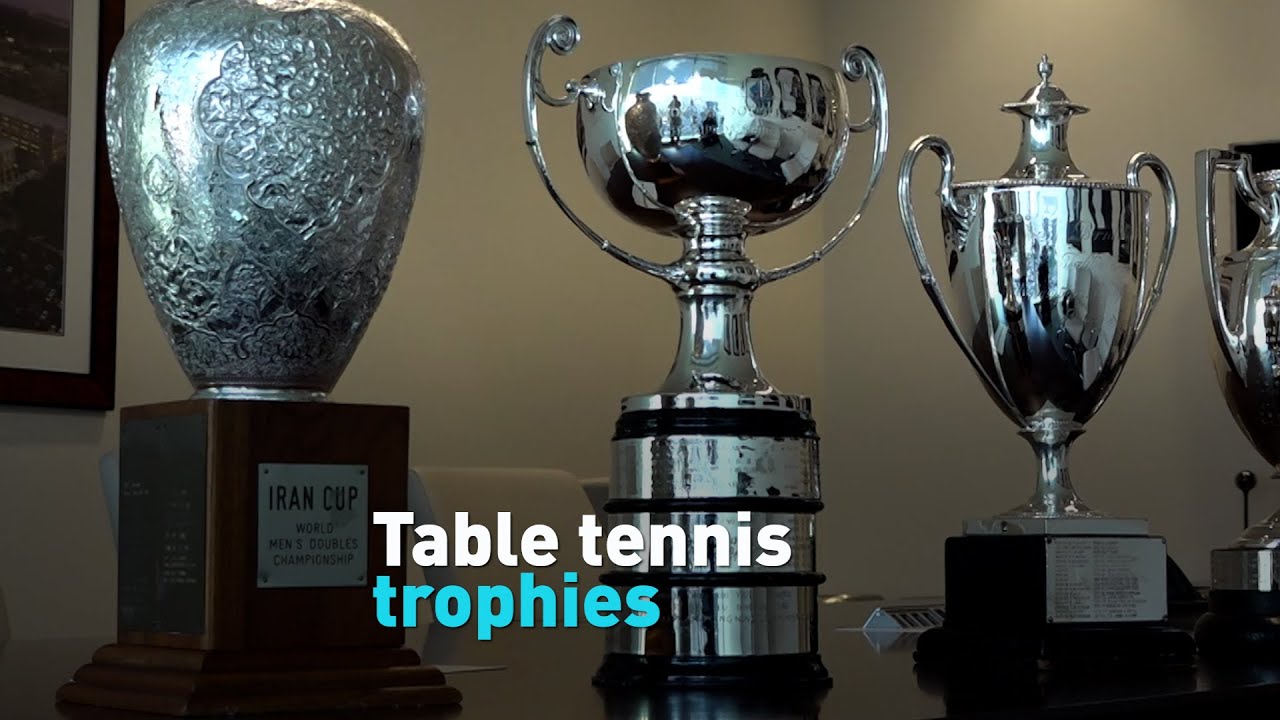 A look at trophies from World Table Tennis Championships YouTube