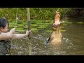 Full video: Wild Deer Hunting Skills, Dig a Large Trap Hole, Catch Wild Boar and Eat Crocodile Meat