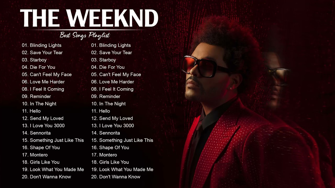 The Weeknd Best Songs - The Weeknd Greatest Hits Full Album - YouTube