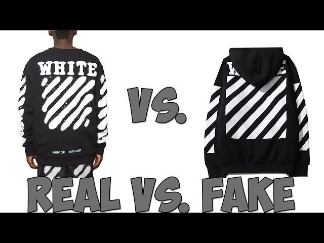 Overleve mus eller rotte skrå How To Spot Fake Off White | Real vs Fake Off White Tee - YouTube