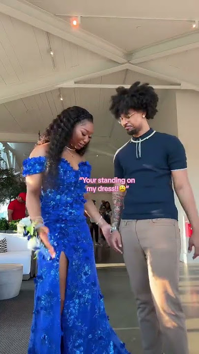 Prom is here and welp…🤧❤️‍🩹 how does baby sis look??💙 #youtubeshorts  #tiktok #sauceyaustin #prom