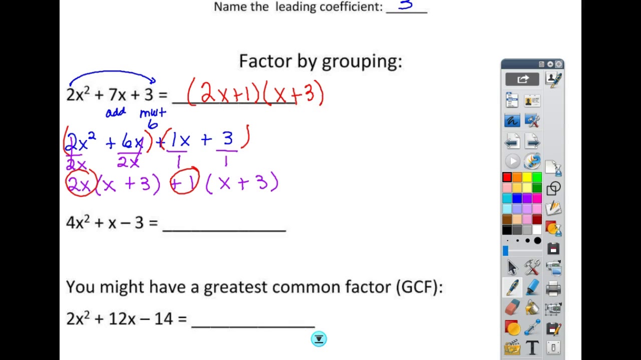 9-1 Factoring - YouTube