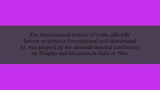 What Are The Standards For Measurement In Physics