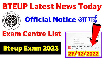 bteup odd semester exam 2023 latest news | bteup latest news today, bteup exam news, bteup exam 2023