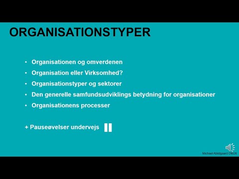 Video: Sådan Oprettes En Organisation