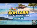 KOH LARN Island Thailand 🇹🇭 Stunning Turquoise Beach Near Pattaya | 4K Travel Walk