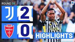 JUVENTUS-MONZA 2-0 | HIGHLIGHTS | Alex Sandro strikes in last game for Juve | Serie A 2023/24