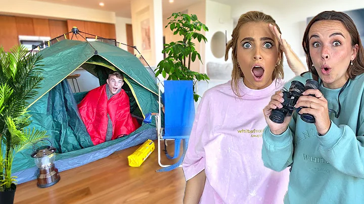 CAMPING IN MY BEST FRIEND'S APARTMENT