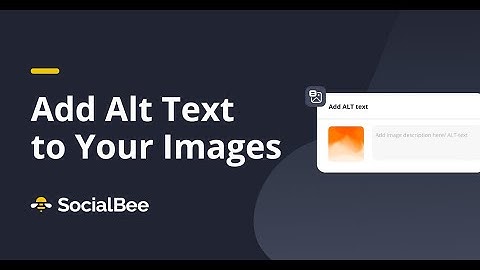 Add Alt Text to Your Images in SocialBee