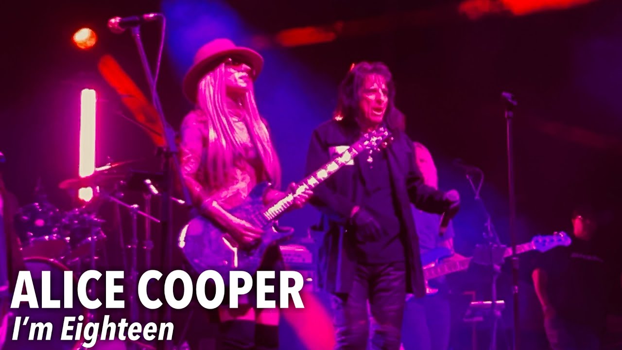 ALICE COOPER (feat. Orianthi)- I’m Eighteen - Live @ Coopstock - Mesa, AZ  4/13/24 4K HDR
