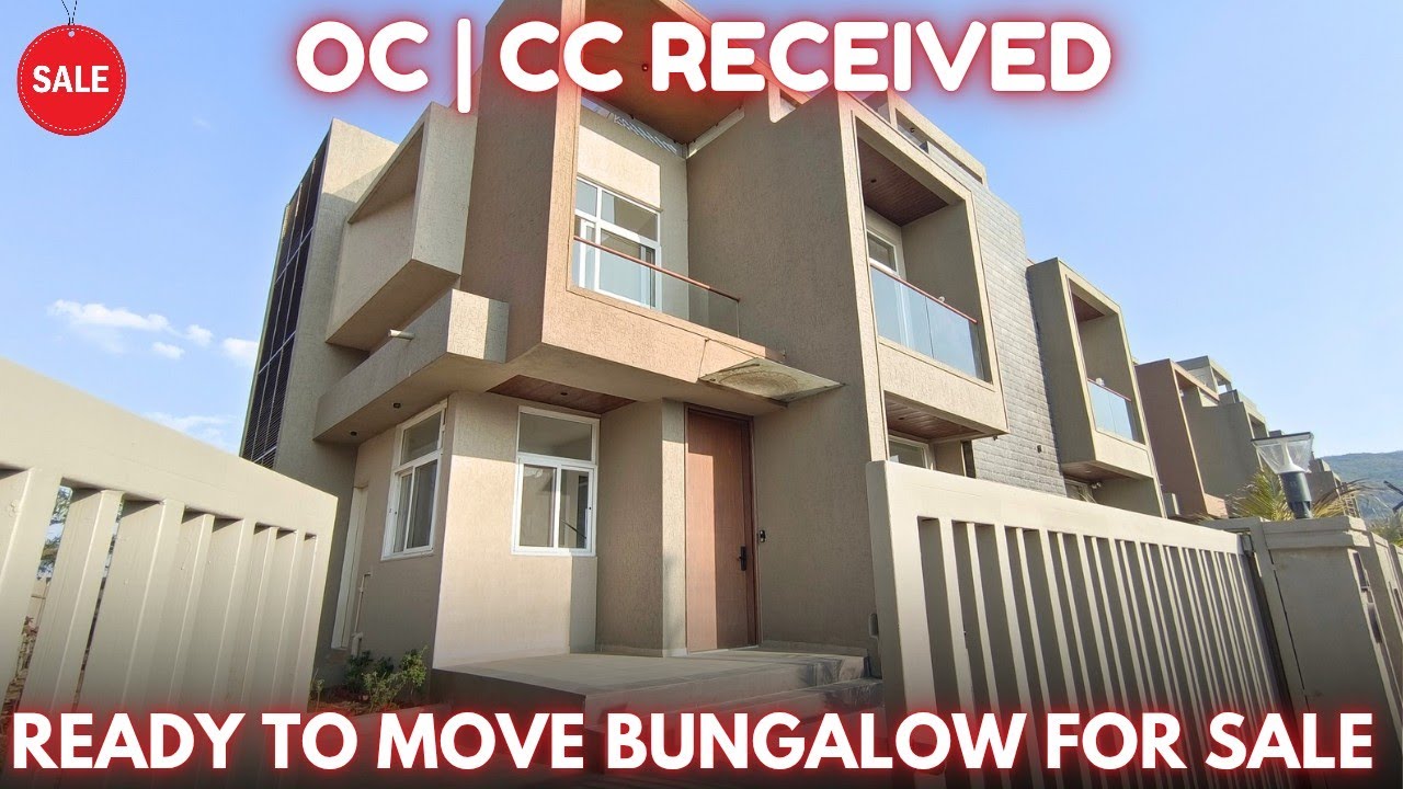 Доступный по цене готовый к заселению бунгало на продажу в Лонавале | Новый бунгало | Рядом со ст...