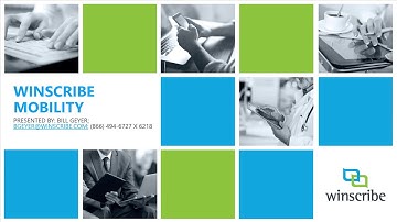 Winscribe Mobility & MTR for Financial Professionals