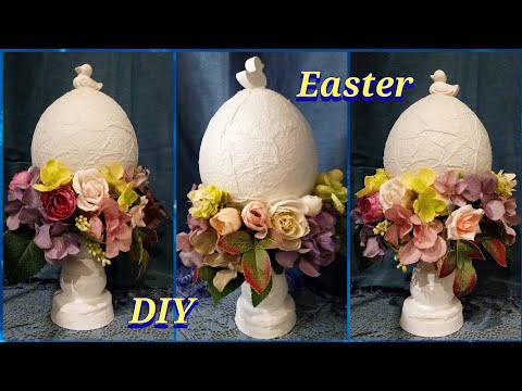 Классная идея для Пасхи! Пасхальное яйцо на ножке своими руками.Easter egg. Easter decoration DIY.