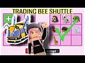 What people actually offer for a bee shuttle  shocking adopt me trading