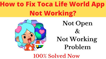 How to Fix Toca Life World App Not Working Problem Android - Not Open Problem Solved | AllTechapple