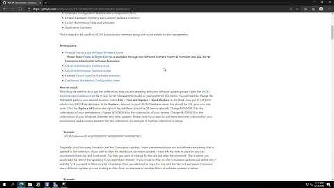 MECM Administrator Dashboard Installation