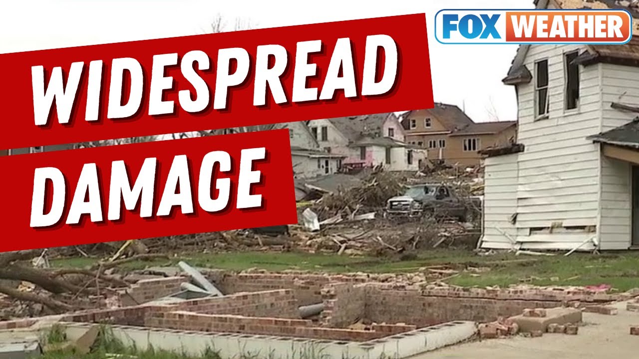 Tornado Damages 1 In 3 Homes In Small Iowa Town - YouTube