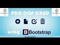 PDO-OOP-PHP-CRUD-with-Bootstrap 2016 (Prepared Statement) | Part-10