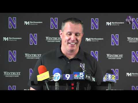 Northwestern Football | Pat Fitzgerald Media Availability (8/9/21)