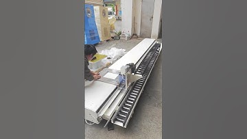 Large linear guide rail for collaborative robot motion #linearaxes #linearslide