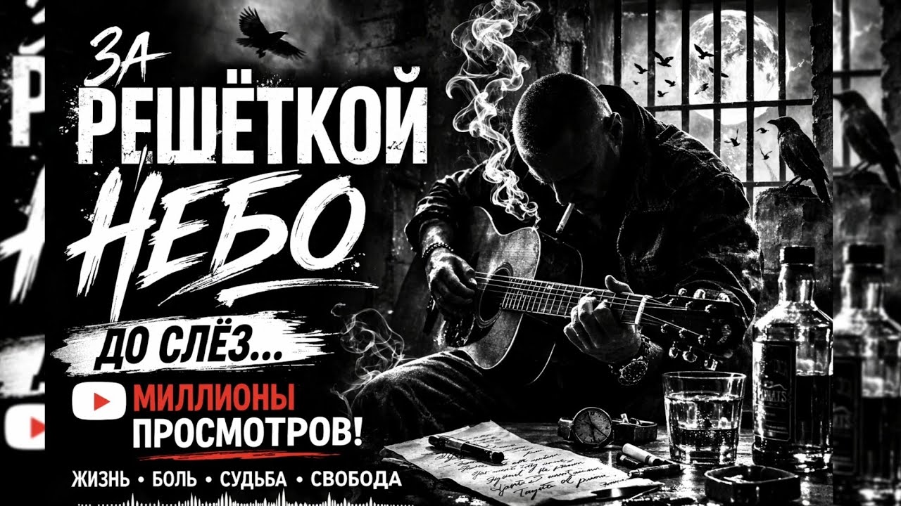 ЗА РЕШЁТКОЙ НЕБО — ДУШЕВНЫЙ ШАНСОН ДО СЛЁЗ (ХИТ 2026) #шансон #chanson #music2026 #новаяпесня2026 