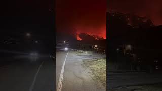 Summerland Fire Overnight 2026 #shorts #fire #summerland