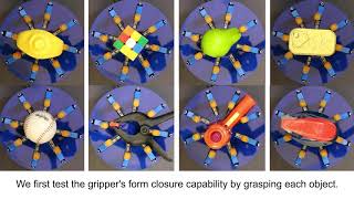 Highly Underactuated Radial Gripper for Automated Planar Grasping and Part Fixturing